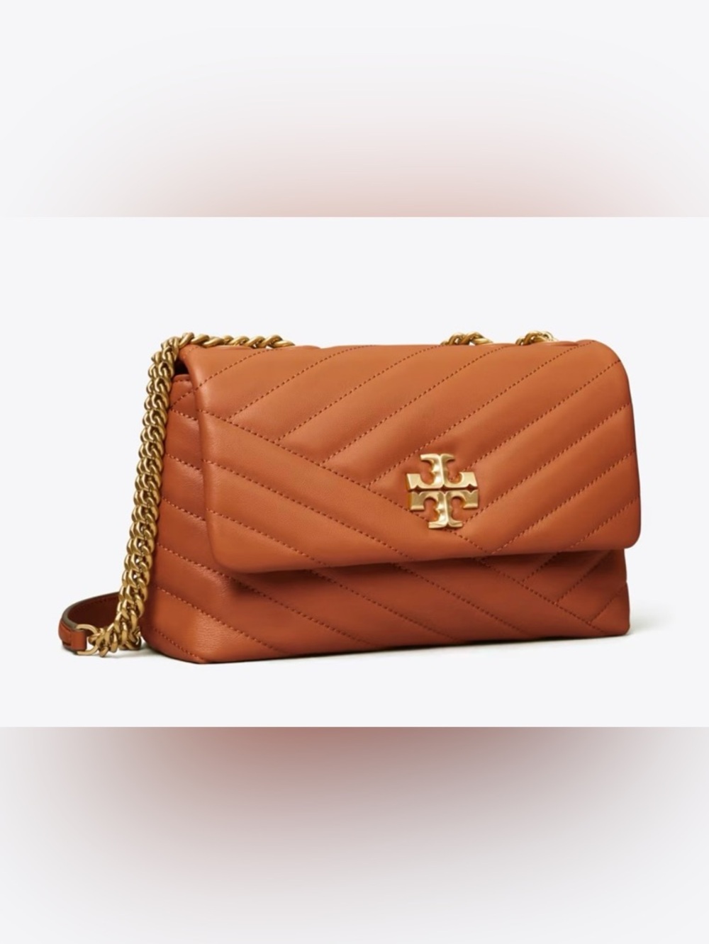 Tory Burch Kira Chevron Convertible Shoulder/Crossbody Bag - Picture 7 of 11